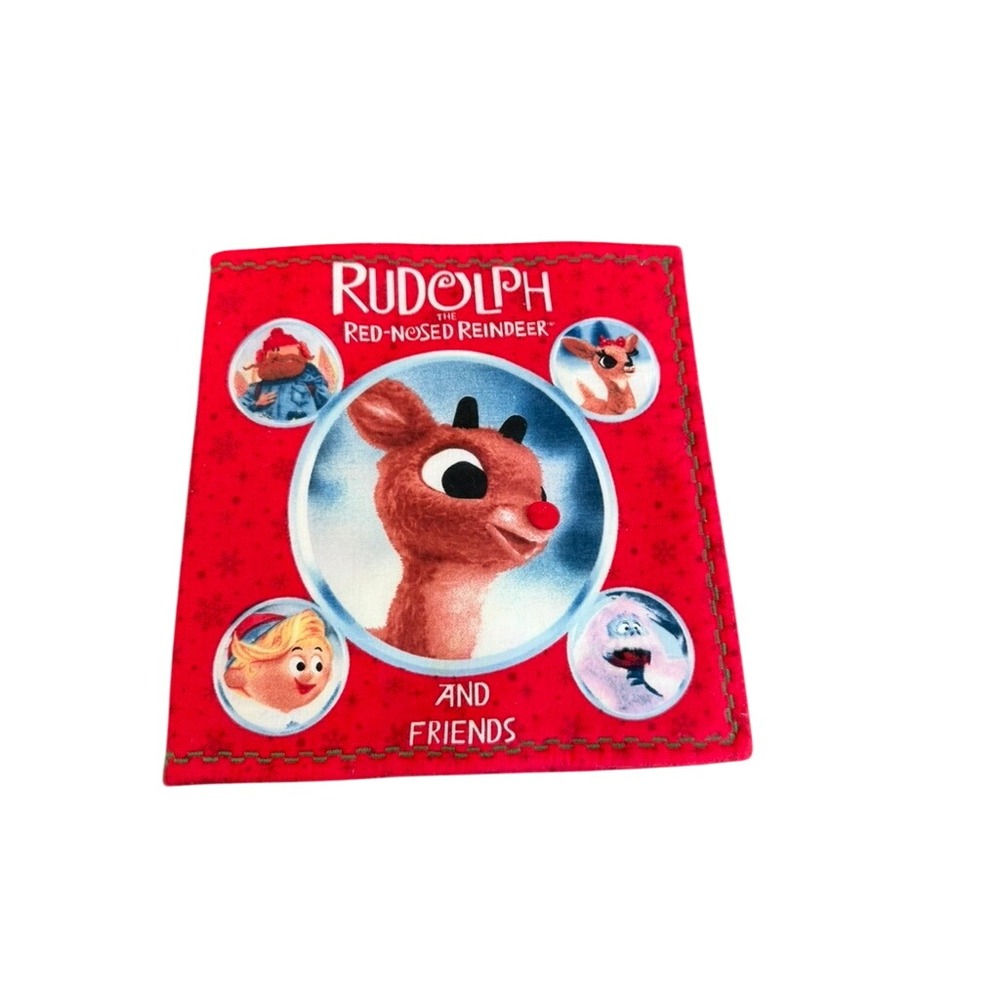 Rudolph the Red-Nosed Reindeer and‎ Friends Fabric Christmas Cloth Book Handmade